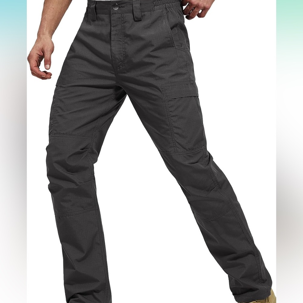 NWT FREE SOLDIER Men's Cargo Pants Water Resistant Ripstop Tactical Pants